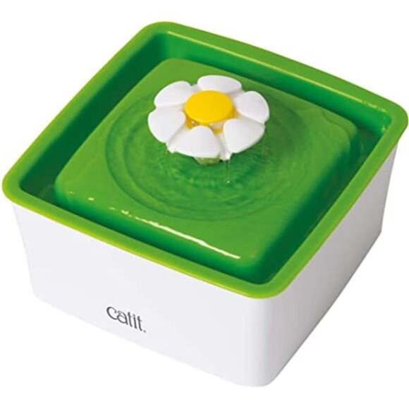 2.0 Mini Flower Drinking Fountain – Cat Water Fountain with Triple Filter - Picture 1 of 7